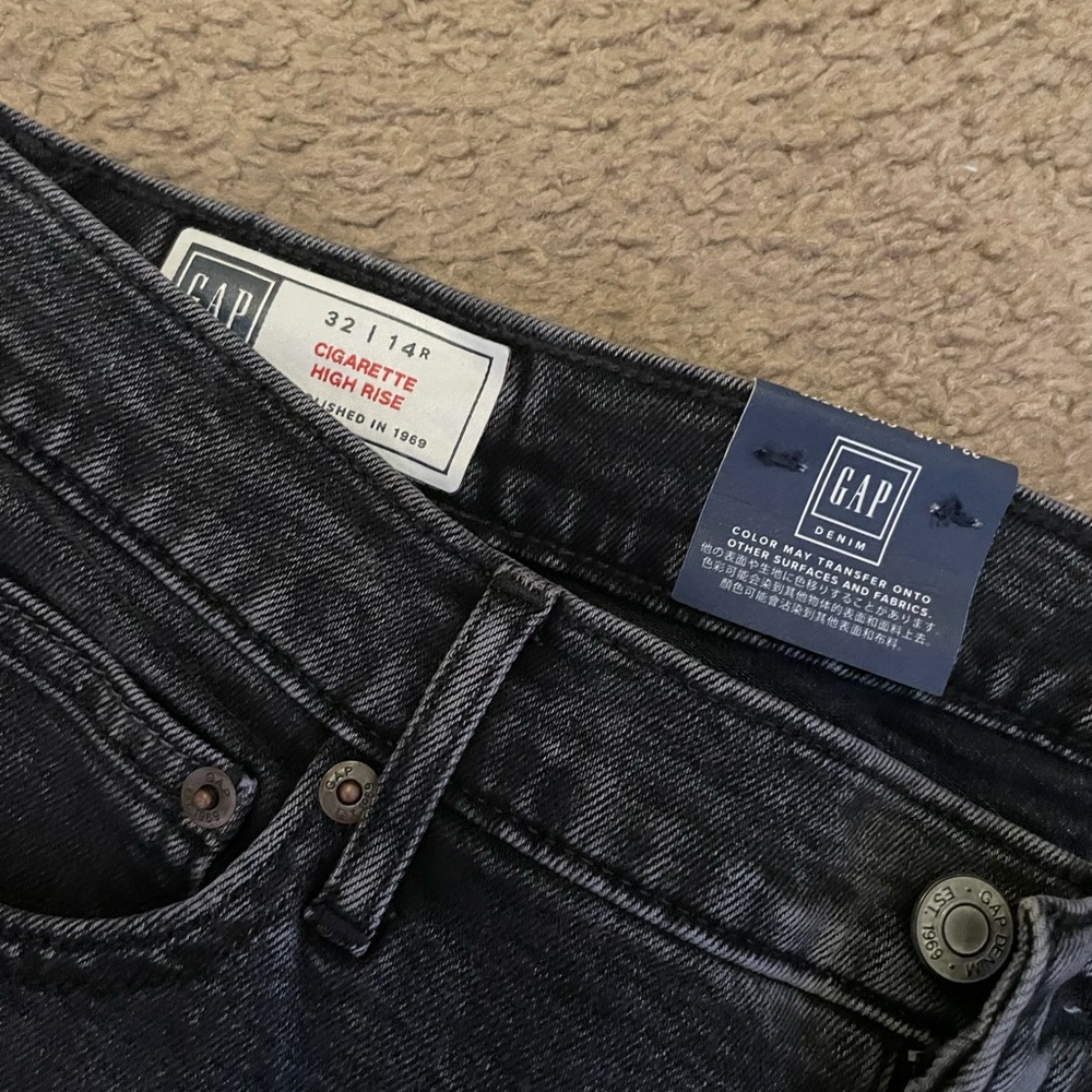 GAP Cigarette High Rise Black Jeans - BOGO